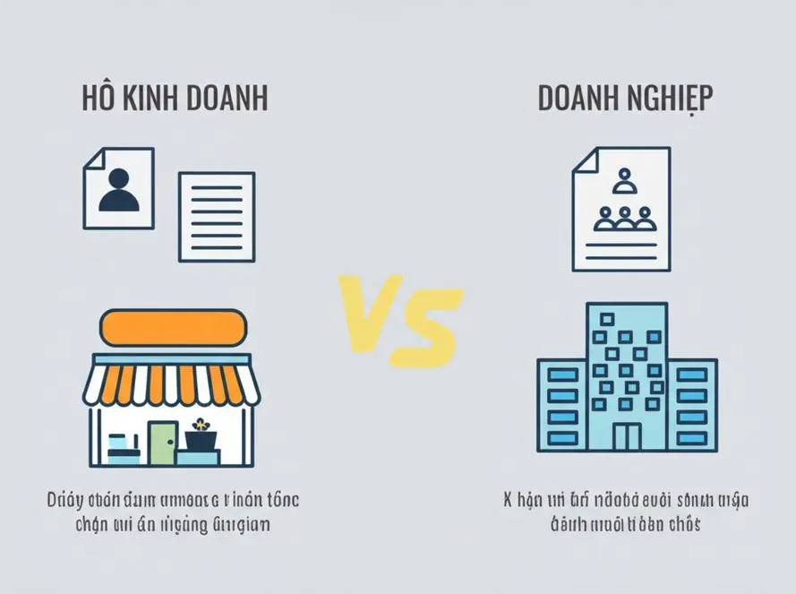 Hộ Kinh Doanh và Doanh Nghiệp: Phân Biệt Rõ Ràng Để Phát Triển Bền Vững