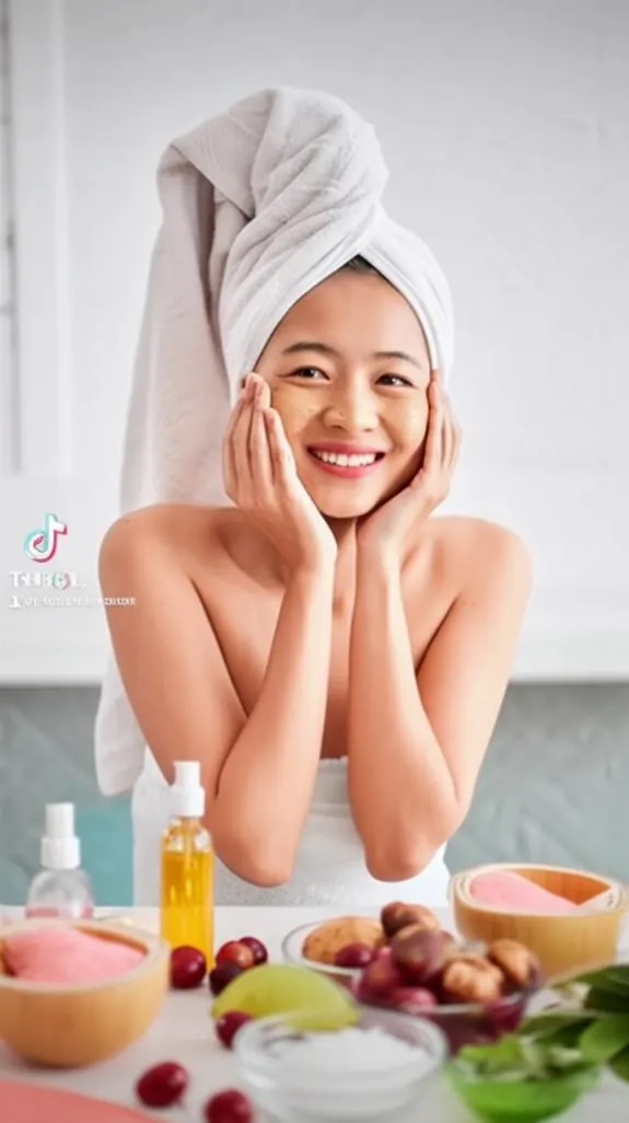 Spa tại nhà trắng da cấp tốc: Bí quyết hot trend TikTok